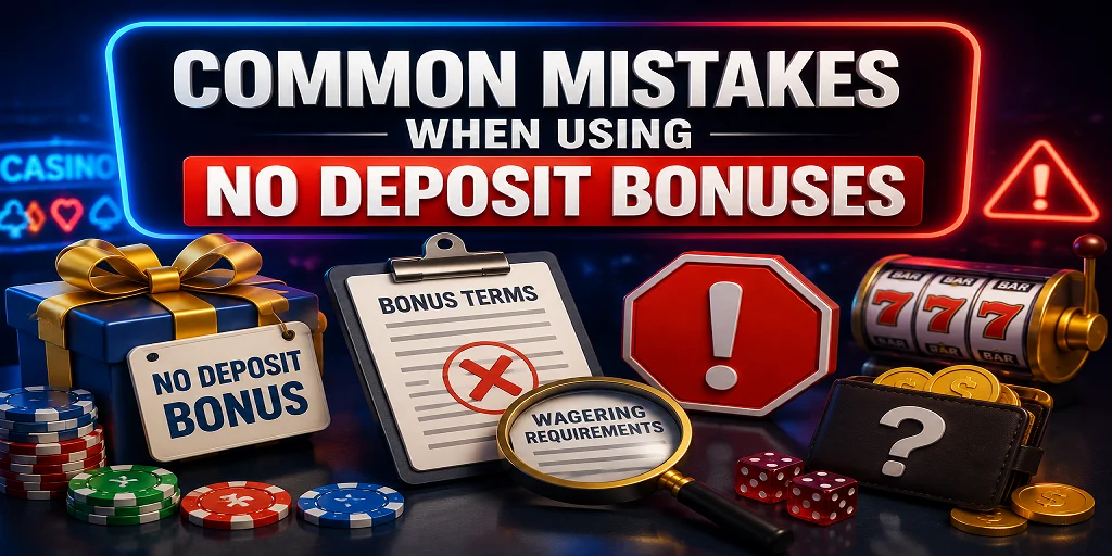 Common Mistakes When Using No Deposit Bonuses