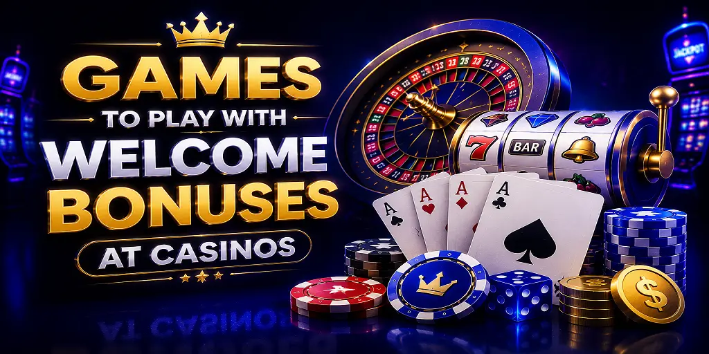 Games To Play With Welcome Bonuses At Casinos