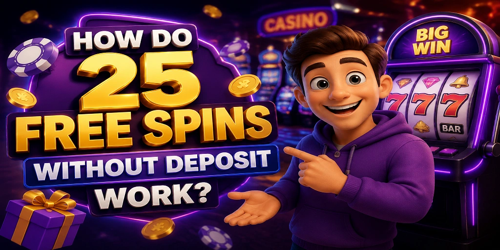 How Do 25 Free Spins Without Deposit Work?