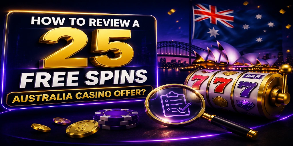 How To Review A 25 Free Spins Australia Casino Offer